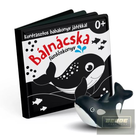 Bálnácska - kontrasztos fürdőskönyv játékkal 0+