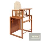 Bükkfa etetőszék New Baby Victory természetes Macik 2