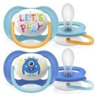 Philips AVENT SCF080/10 Ultra air játszócumi play 6-18hó fiú 2 db