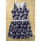 Chipi&Chips nagylány hagyma fazonú ruha -sötétkék-mintás