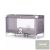 Chipolino Capri fix utazóágy - Bear grey