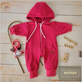   Zyzio&Zuzia átmeneti pamut overál , amarant  (tavasz-nyár)