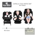 Lorelli Capella autósülés ISOFIX 40-150cm - Beige