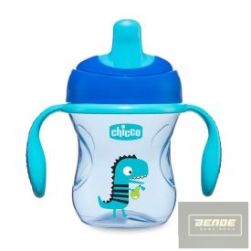   CHICCO Training Cup 2in1 gyakorló-itatópohár kivehető szeleppel kék  AJÁNLOTT KOR: 6H +