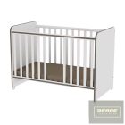 Lorelli Sweet Dream kiságy 60x120 - White & Coffee / Fehér & Kávé