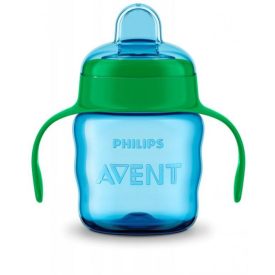   Avent SCF551/05 Itatópohár Classic 200 ml itatófüllel fiús 6m+