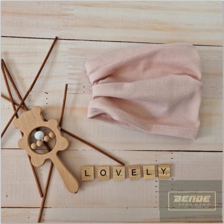 Zyzio&Zuzia elasztikus pamut babasál-puder rózsaszín