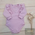 Zyzio&Zuzia  kislány fodros body -lila