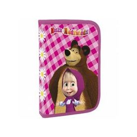 Mása és a Medve töltött tolltartó 13x21cm