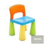 Gyerek szett NEW BABY - asztal két székkel multi color