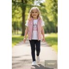 Chipi&Chips  kislány steppelt mellény -púder 2026 tavasz