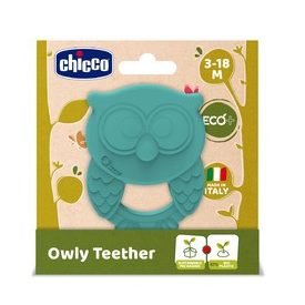   Chicco Owly baglyos rágóka ECO+ bioműanyag felhasználásával  AJÁNLOTT KOR: 3H +