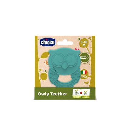 Chicco Owly baglyos rágóka ECO+ bioműanyag felhasználásával  AJÁNLOTT KOR: 3H +