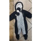 Eszkimo téli babaoveral- söétkék