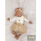 Zyzio&Zuzia Háromrészes kislány együttes-bady+tüllszoknya+fejpánt-arany