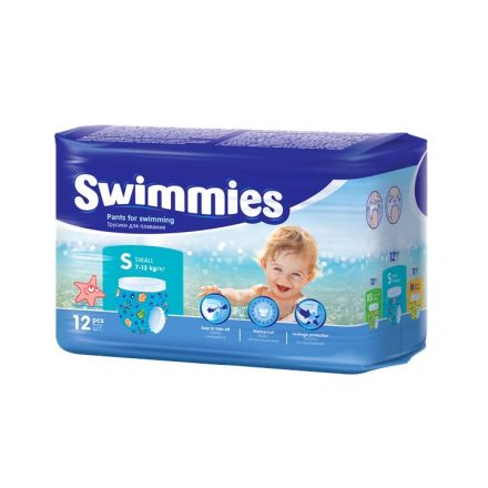 SWIMMIES Small 12 db úszópelenka 7-13 kg