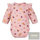 EEVI Fluffy Tails kislány hosszú ujjú body rózsaszín