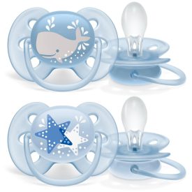   Philips AVENT SCF223/03 Ultrasoft mintás játszócumi 6-18 hó fiús 2db