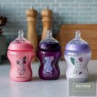 Tommee Tippee cumisüveg - CTN Midnight Jungle 3 db 260 ml lila 0+