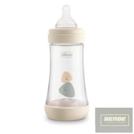   Chicco Perfect5 biofunkcionális cumisüveg 240 ml ÚJ közepesen gyors  AJÁNLOTT KOR: 2H + natural