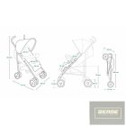 Lionelo sportbabakocsi Elia Oslo fekete