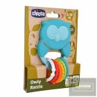 Chicco Owly bagoly csörgő-rágóka ECO+ ökoműanyag  AJÁNLOTT KOR: 3H +