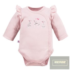 EEVI kislány átlapolós body Dogs&Spots -rózsaszín