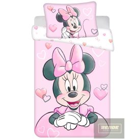   Disney Minnie Powder pink gyerek ágyneműhuzat 100×135 cm, 40×60 cm 