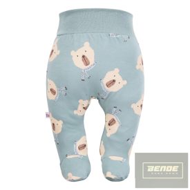 EEVI Cool Beary  kisfiú pamut lábfejes nadrág-kék