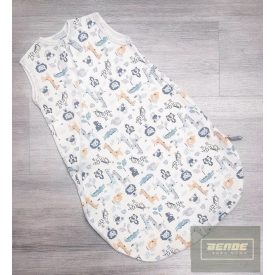   WIKIDS UJJATLAN VÉKONY PAMUT HÁLÓZSÁK FEHÉR/MENTA SZAFARI