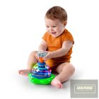 BRIGHT STARTS Zenélő, világító játék Press & Glow Spinner 6hó+