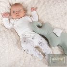 Nicol bordázott anyagú ,hosszu ujjú átlapolós body Olaf -krém színű-202096