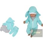 Zyzio&Zuzia 3 részes együttes fülekkel-menta