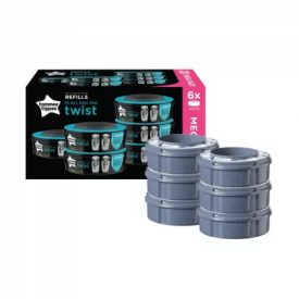   Tommee Tippee Twist&Click Sangenic TEC pelenka kuka utántöltő (6 db)