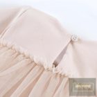 EEVI hosszu ujjú tüll ruha Ceremony bézs