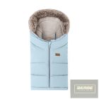 PETITE&MARS Téli szett Arctic 4in1 bundazsák + kézmelegítő kesztyű babakocsira Furry Sky Whisper