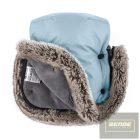 PETITE&MARS Téli szett Arctic 4in1 bundazsák + kézmelegítő kesztyű babakocsira Furry Sky Whisper