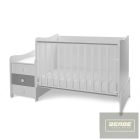 Lorelli Maxi Plus kombi ágy 70x160 -White/Stone Grey új