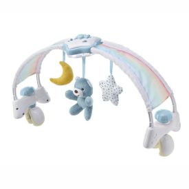   CHICCO Rainbow Sky kiságy játékhíd és éjszakai fény elemes -kék