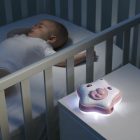 CHICCO Rainbow Sky kiságy játékhíd és éjszakai fény elemes -kék