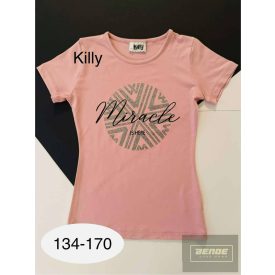 Killy púder színű rövid ujjú felső -Miracele