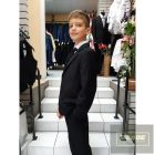 Karcsúsított fekete fiú öltöny ANNBOR Slim