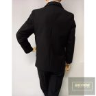 Karcsúsított fekete fiú öltöny ANNBOR Slim