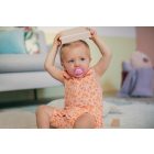 Philips AVENT SCF223/02 Ultrasoft Text játszócumi 6-18 hó lányos 2db