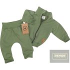Zyzio&Zuzia BABA 2 RÉSZES PAMUT TRÉNINGRUHA KAPUCNI NÉLKÜL  KHAKI