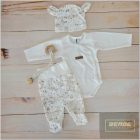 Zyzio&Zuzia Kazum 3 részes hazahozós szett bézs unisex