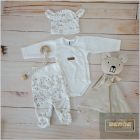 Zyzio&Zuzia Kazum 3 részes hazahozós szett bézs unisex