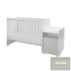 Lorelli Trend PLUS kombi ágy 70x165 cm - White & Milky Green ÚJ
