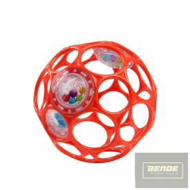 OBALL RATTLE játék 10 cm, Narancs-új 0hó+