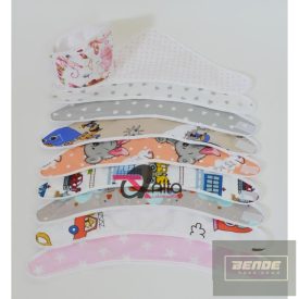 Nyálkendő vegyes mintákkal – 5 db/csomag kisfiúknak